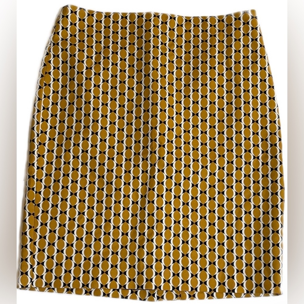 NWT Ann Taylor Factory - Size 10 - Gold & navy pencil skirt